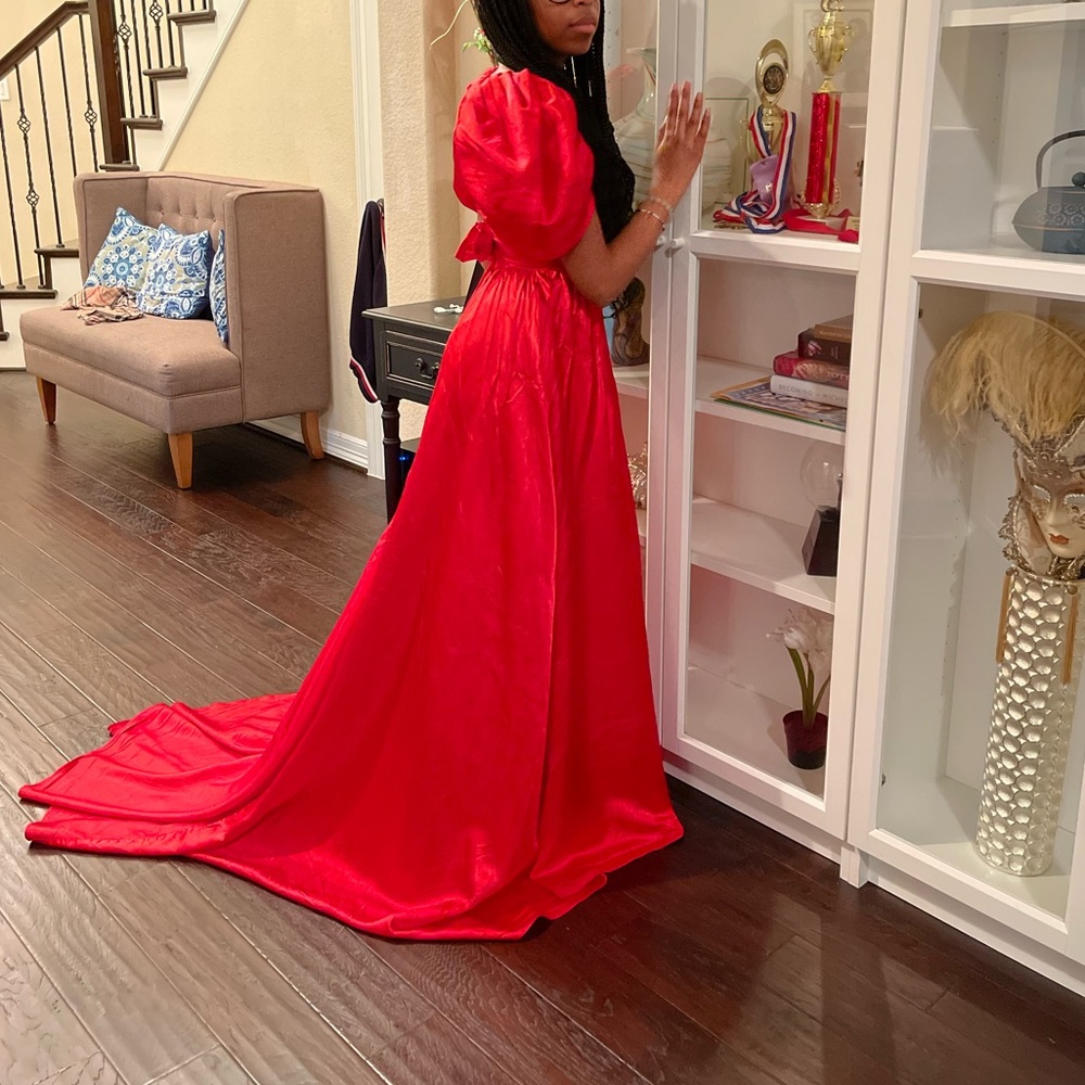 Red Bridal Original Dress. Maxi/ Wedding/ Prom Dress Size 4
